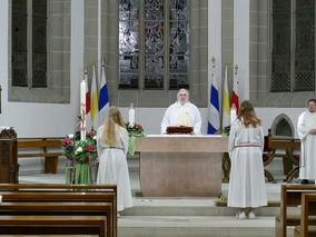 Lumen Christi - Auferstehungsmesse in St. Crescentius (Foto: Karl-Franz Thiede)